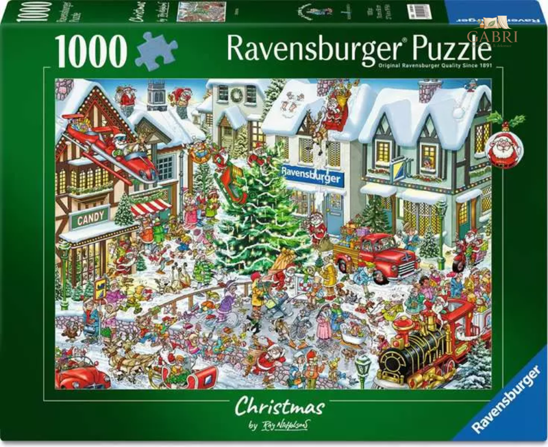 RAVENSBURGER Puzzle Ray's Comic Vánoce 1000 dílků