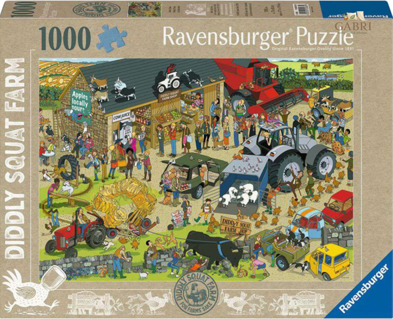 RAVENSBURGER Puzzle Farma Diddly Squat Shop 1000 dílků
