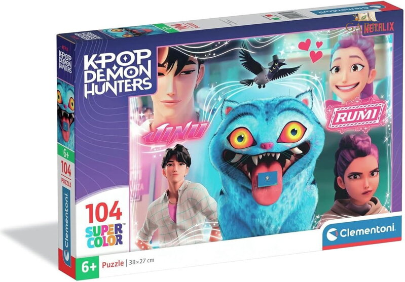 CLEMENTONI Puzzle K-Pop: Lovkyně démonů: Jinu a Rumi 104 dílků