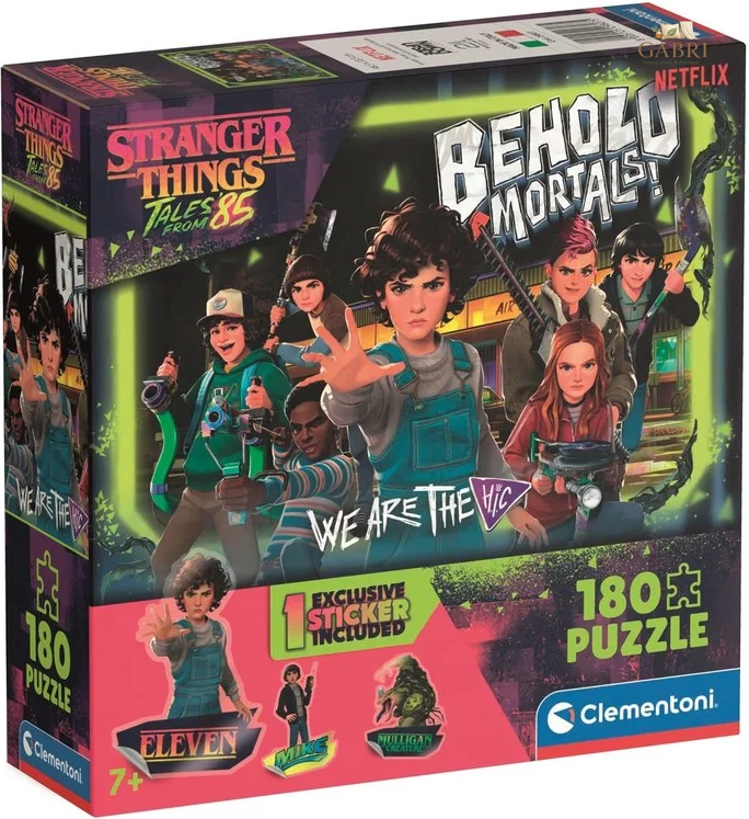 CLEMENTONI Puzzle Stranger Things Tales from 85: Hleďte, smrtelníci! 180 dílků