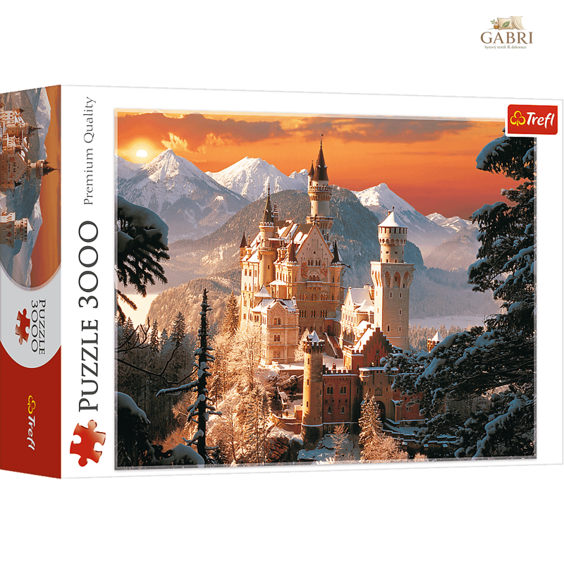 TREFL Puzzle Neuschwanstein v zimě 3000 dílků