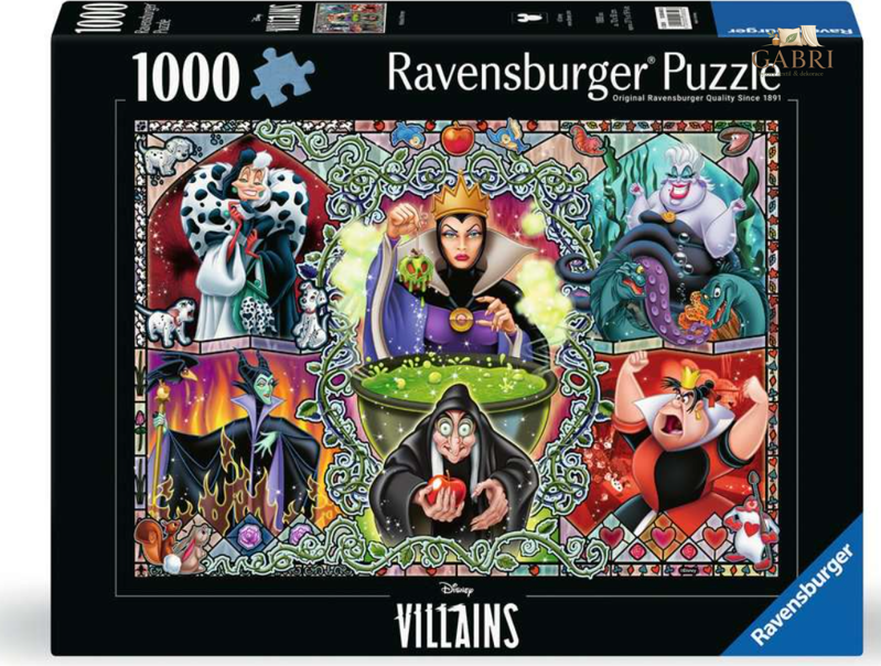 RAVENSBURGER Puzzle Zlé ženy z Disneyho pohádek 1000 dílků