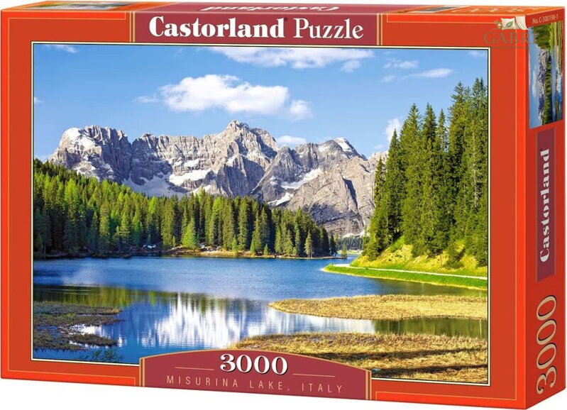 CASTORLAND Puzzle Jezero Misurina (Lago di Misurina) 3000 dílků