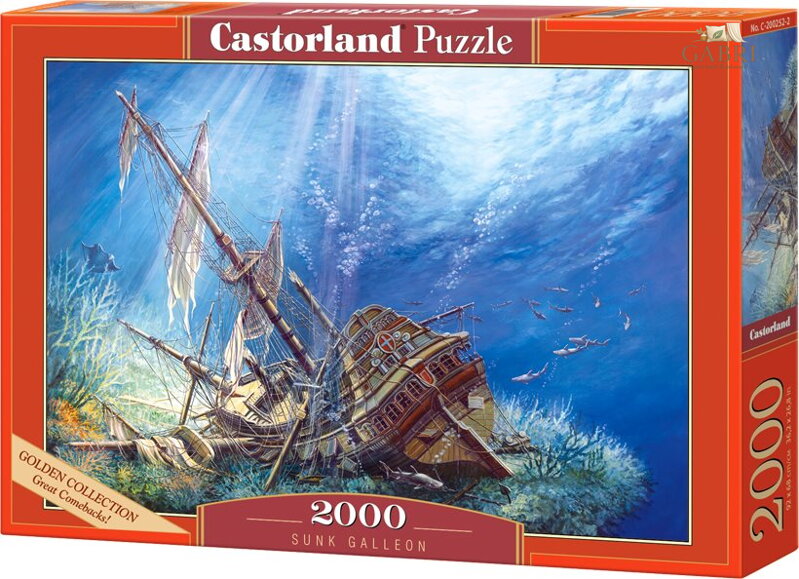 CASTORLAND Puzzle Potopená galeona 2000 dílků