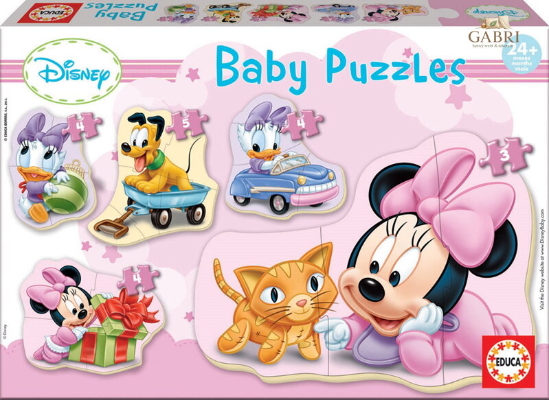EDUCA Baby puzzle Minnie 5v1 (3-5 dílků)