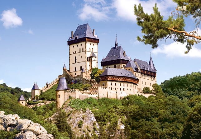 CASTORLAND Puzzle Karlštejn 1000 dílků