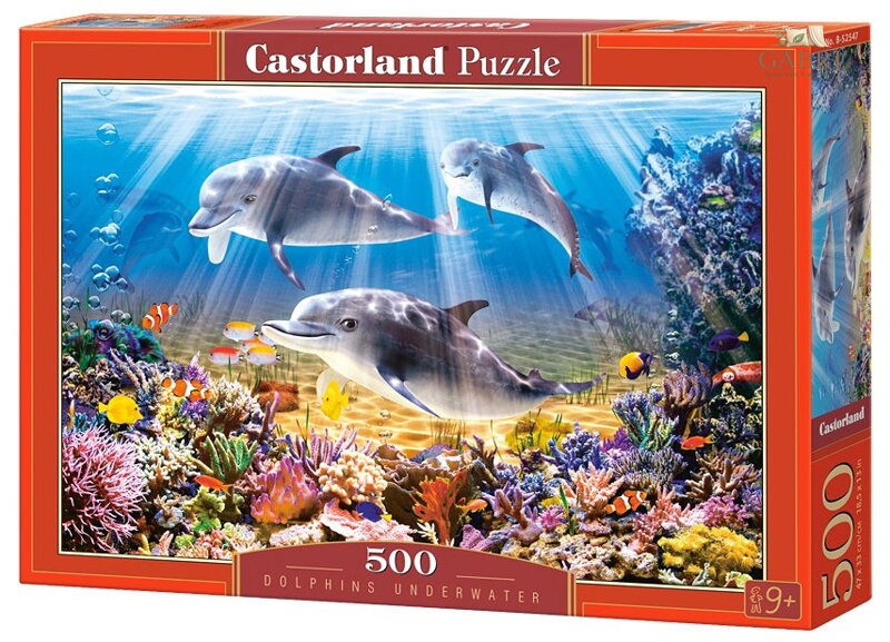 CASTORLAND Puzzle Delfíni 500 dílků