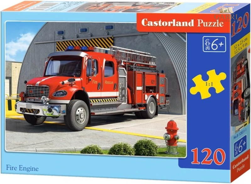 CASTORLAND Puzzle Hasiči 120 dílků
