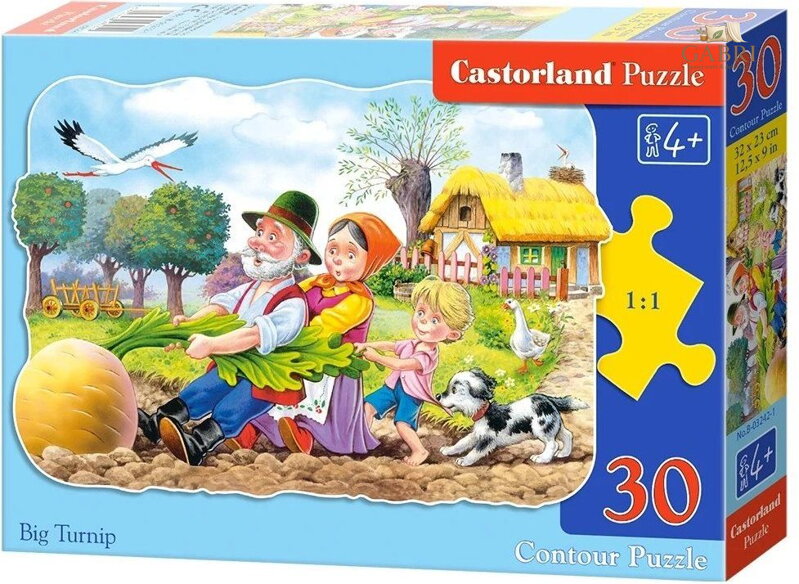 CASTORLAND Puzzle Pohádka o řepě 30 dílků