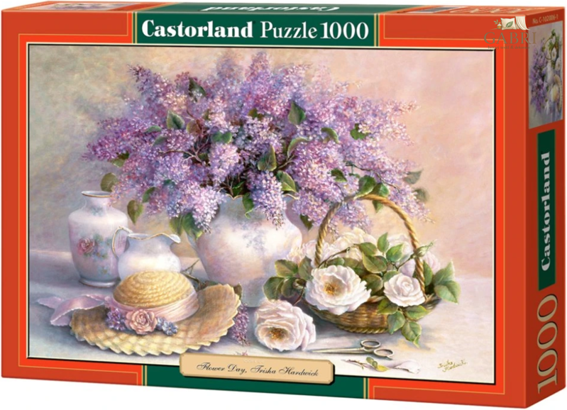 CASTORLAND Puzzle Květiny - šeříky a růže 1000 dílků