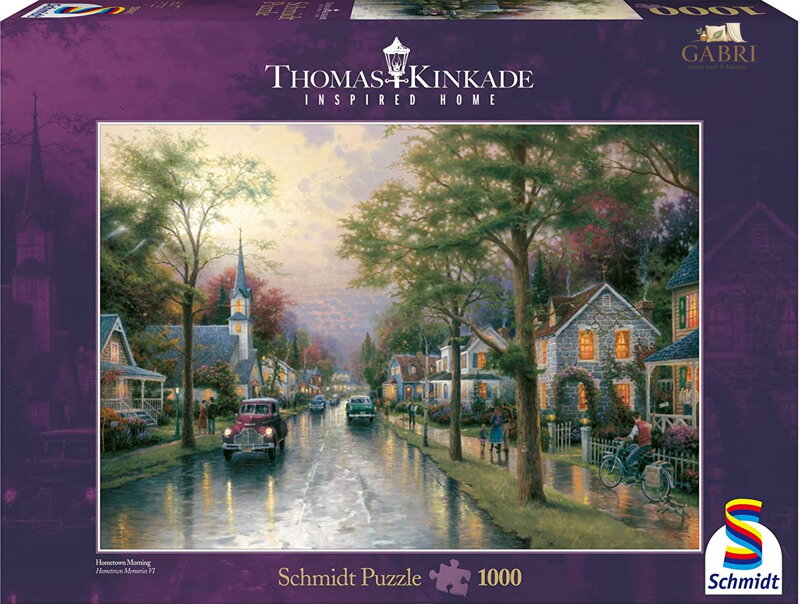 SCHMIDT Puzzle Ráno v rodném městečku 1000 dílků