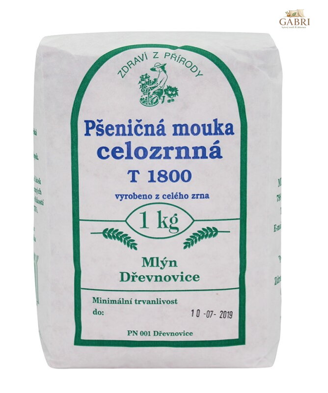 Mouka pšeničná celozrnná 1kg ZP   2909