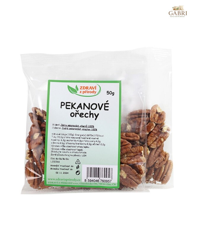Pekanové ořechy 50g ZP 2314
