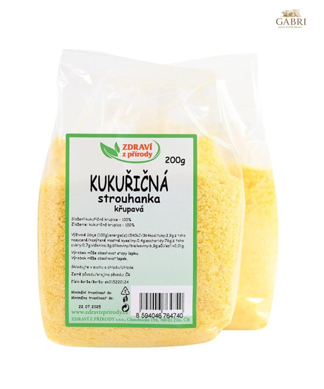 Strouhanka kukuřičná křupavá 200g ZP 2864