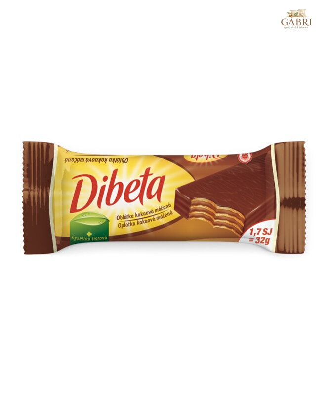 Dibeta oplatka kakaová máčená 32g Pečivárně 3241