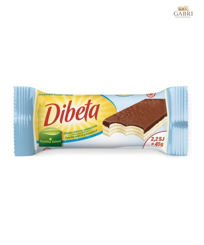 Dibeta oplatka mléčná polomáčená 45g Pečivárně 3242