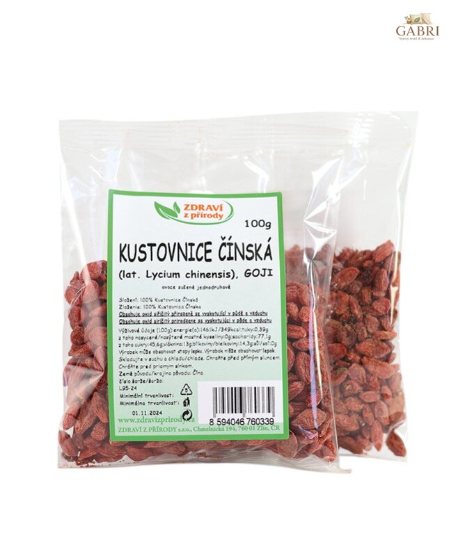 Goji kustovnice čínská  100g ZP 2952