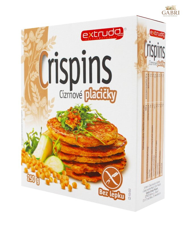 Cizrnové PLACIČKY 250g Extrudo bez lepku 2697