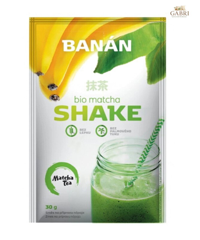 Shake matcha banán BIO 30g Amylon bez lepku 1113
