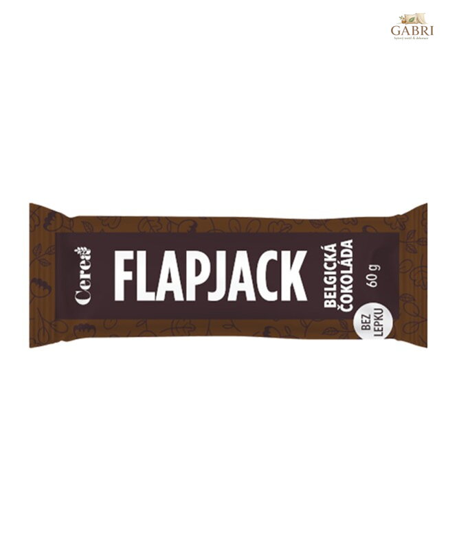 Flapjack  BELGICKÁ ČOKOLÁDA 60g Cereabar bez lepku 255
