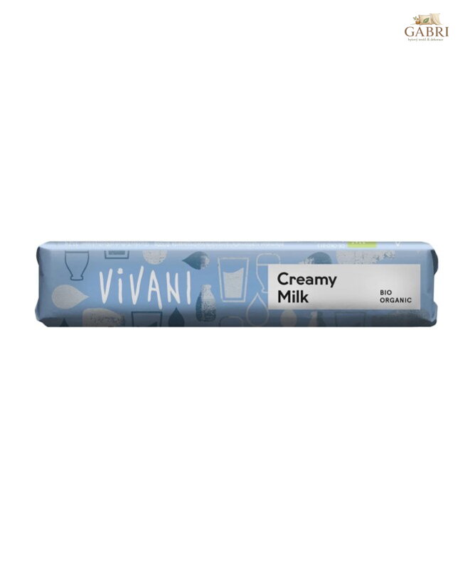 Čokoládová tyčinka mléčná milch 40g BIO Vivani 40