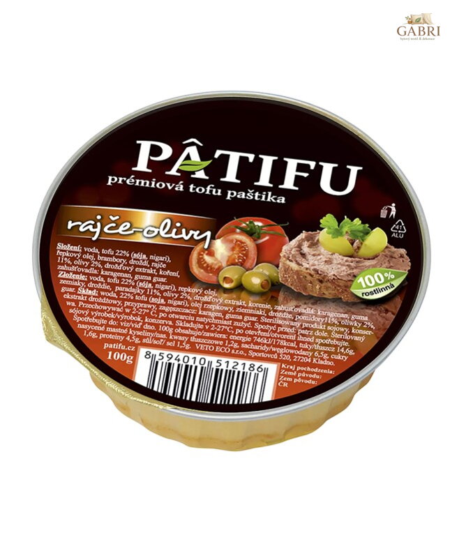 Patifu rajče-olivy 100g Veto 4878