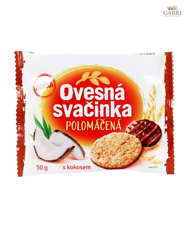 Ovesná svačinka 50g polomáčená s kokosem Fammilky 4881