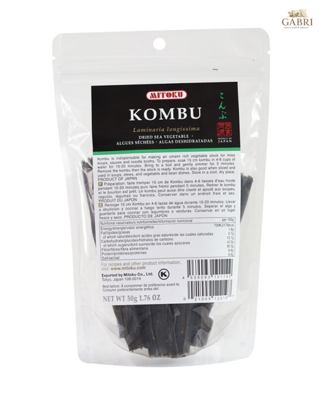 Mořské řasy Kombu 50g Mitoku 4973