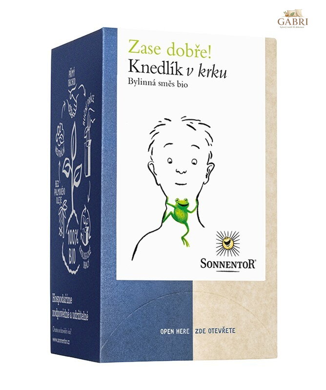 Knedlík v krku BIO čaj porc. 18x1,5g Sonnentor  5204