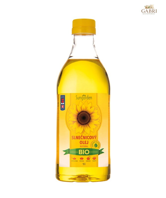 Olej slunečnicový BIO na smažení 1l Sungarden LZS 5398