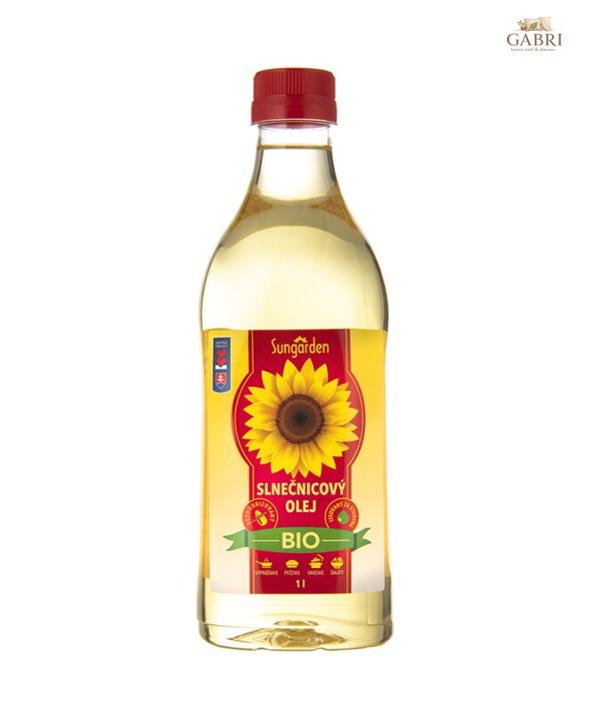 Olej slunečnicový BIO na smažení bez vůně 1l Sungarden LZS 5399