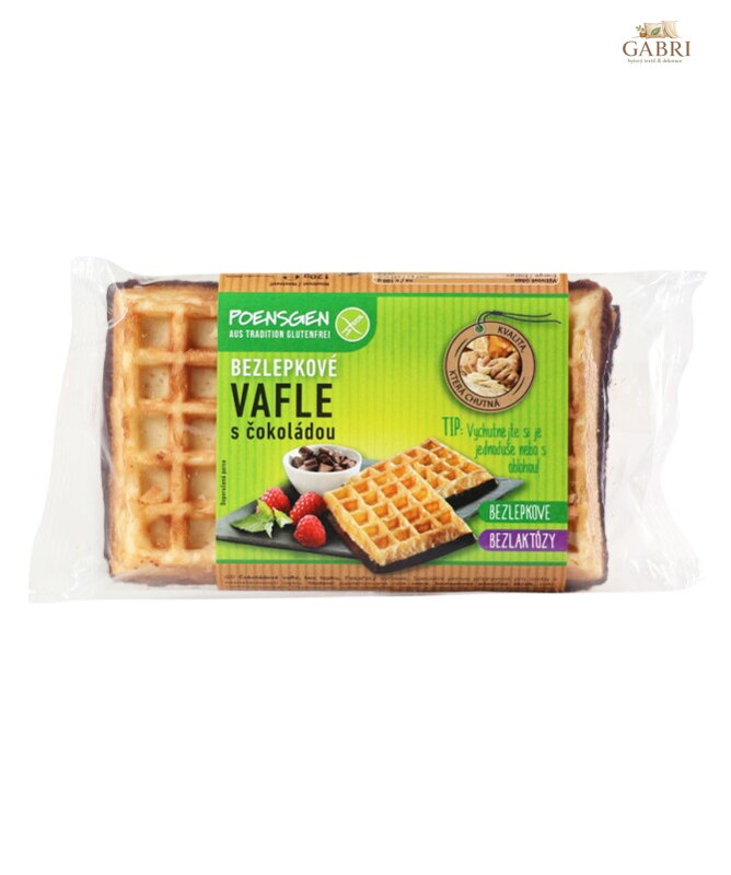 Wafle s čokoládou 120g Poensgen bez lepku 5415