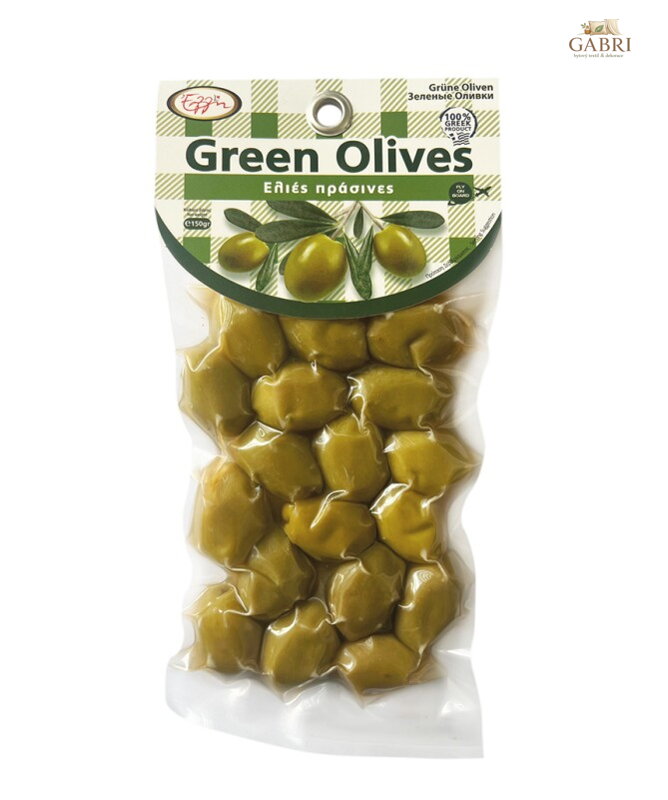 Olivy zelené 150g Chalkidiki obří s peckou 5511