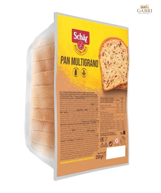 Chléb Pan Multigrano se zrníčky 250g Schar bez lepku 3026