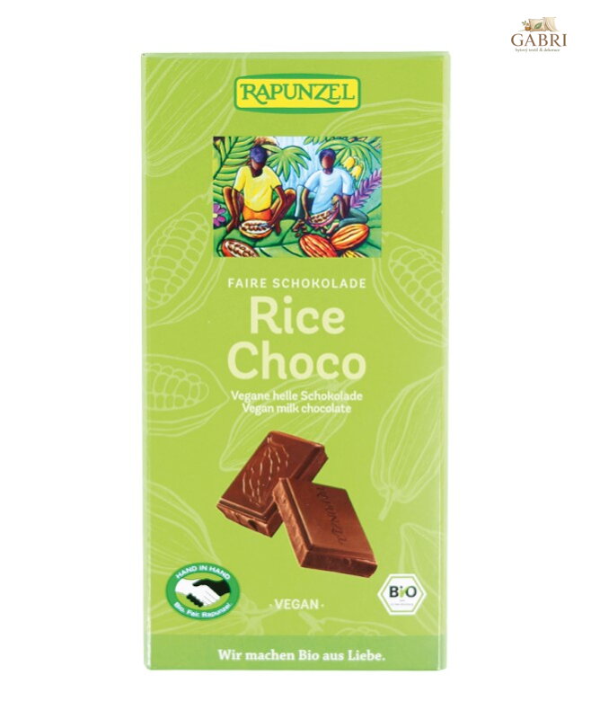 Čokoláda rýžová 100g BIO Rapunzel 5564