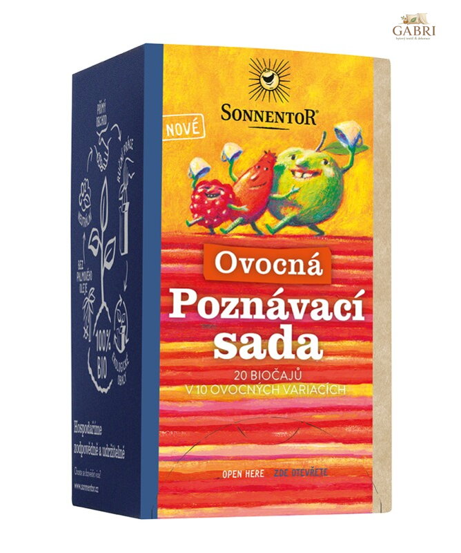 Poznávací sada ovocná BIO čaj porc. 20x2,4g Sonnentor  5612