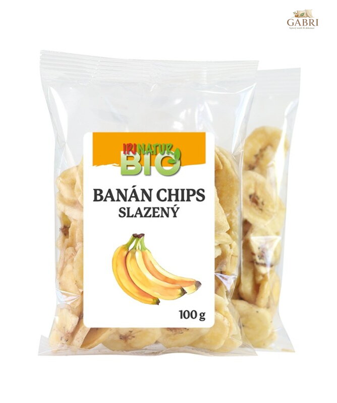 Banán chips slazený BIO 100g IPJ NATUR 5624