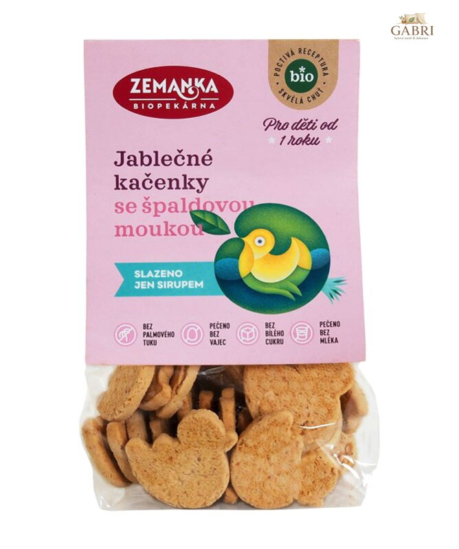 Kačenky jablečné BIO 100g Zemanka 5666
