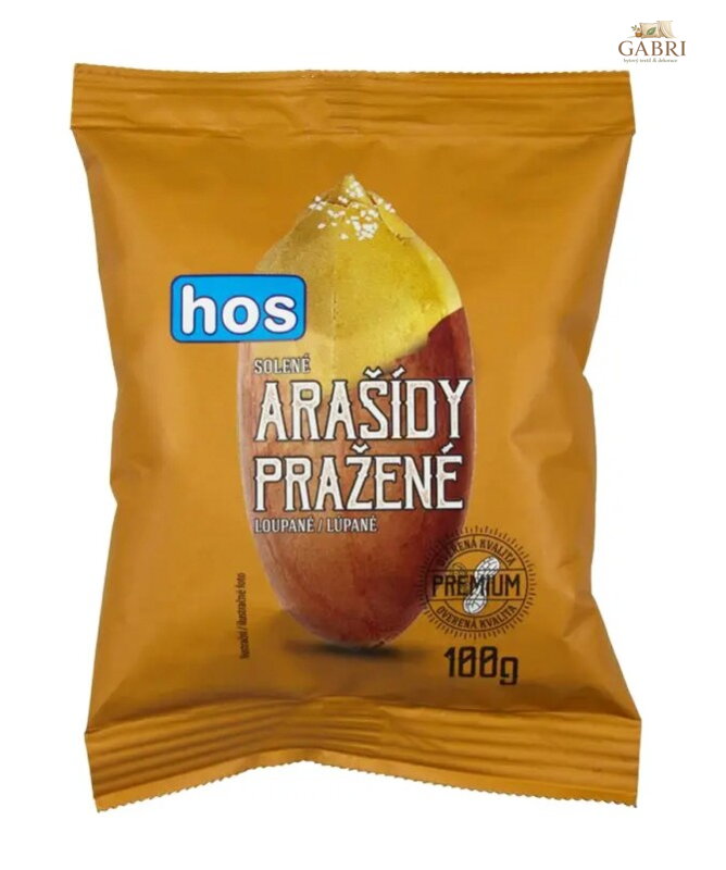 Arašídy pražené solené 100g Hos 5953