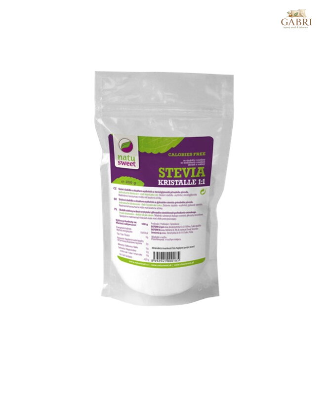 Stevia krystal 1:1 200g Natusweet 246