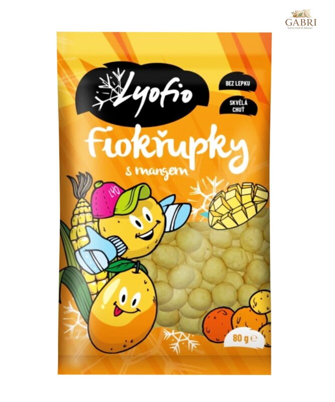 Křupky kukuřičné jogurt mango 80g PPD bez lepku 6029