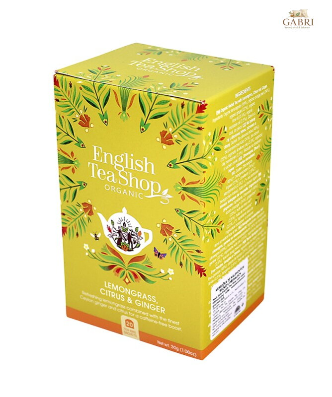 English Tea Shop - citronová tráva, zázvor BIO 20x1,5g 212