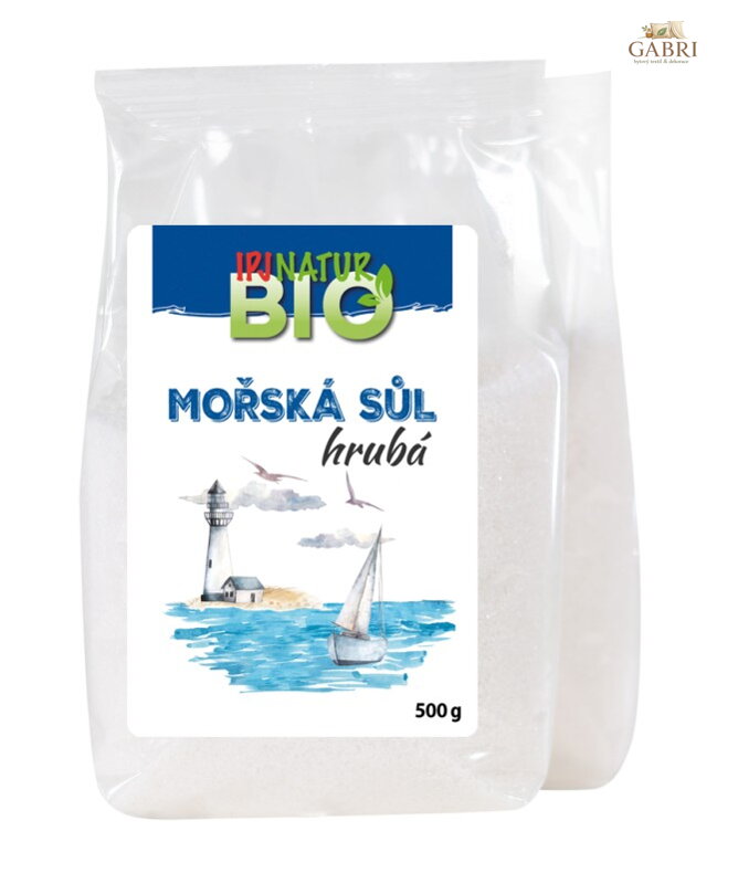 Sůl mořská hrubá BIO  500g IPJ NATUR 2960