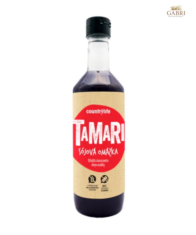 Tamari sojová omáčka 500ml Country life bez lepku 6071
