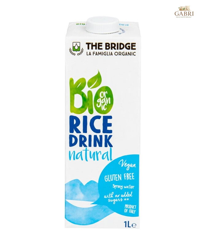 Nápoj rýžový neslazený BIO 1l The Bridge bez lepku  6135