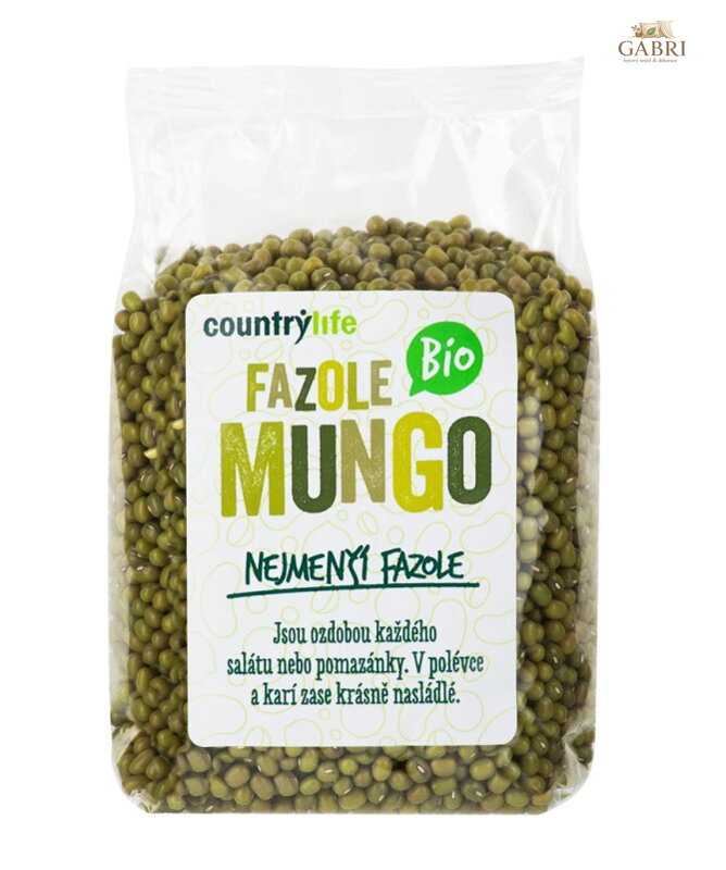Fazole mungo BIO 500g Country life 6158