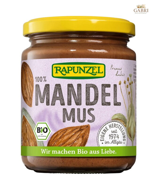 Pasta z pražených mandlí 100% BIO 250g Rapunzel 6185