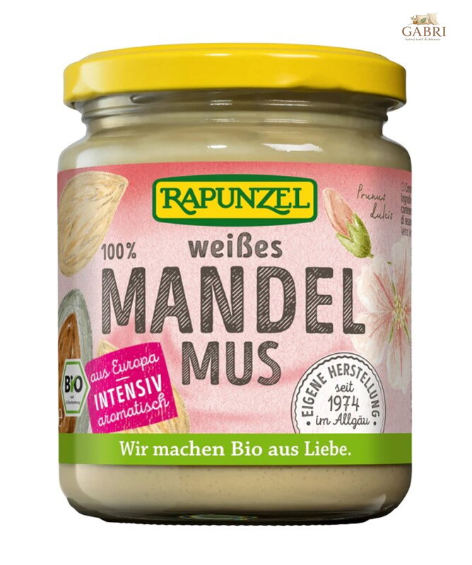 Pasta z nepražených mandlí 100% BIO 250g Rapunzel 6184