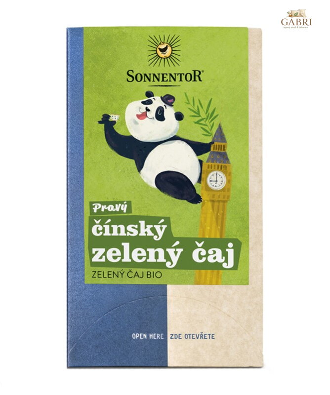 Pravý čínský zelený čaj BIO čaj porc. 18x1,5g Sonnentor 6242