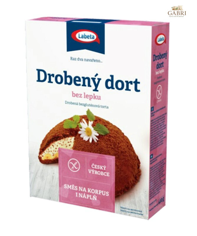 Drobený dort směs 410g Labeta bez lepku 533